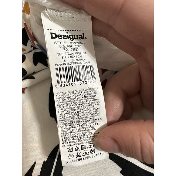 Desigual Mini Dress Multicolor Vibrant Pattern - Picture 10 of 10